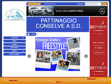 Tablet Screenshot of pattinaggioconselve.it